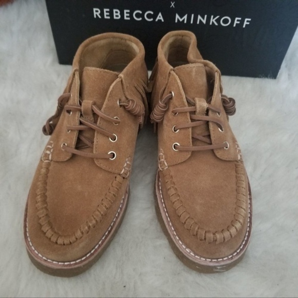 Sperry X Rebecca Minkoff Fringed Chukka (moccasin style) size 8.5